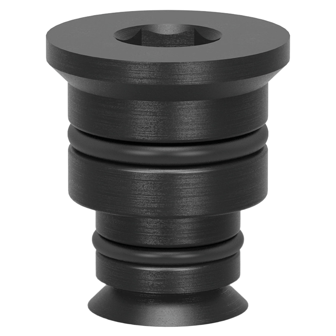 2 - 022016: Connecting Bolt 22 < - > 16 - Burnished - 22mm Welding Table Accessories by Siegmund - The Flattest, Most Reliable Welding Tables & Fixturing Accessories in the World