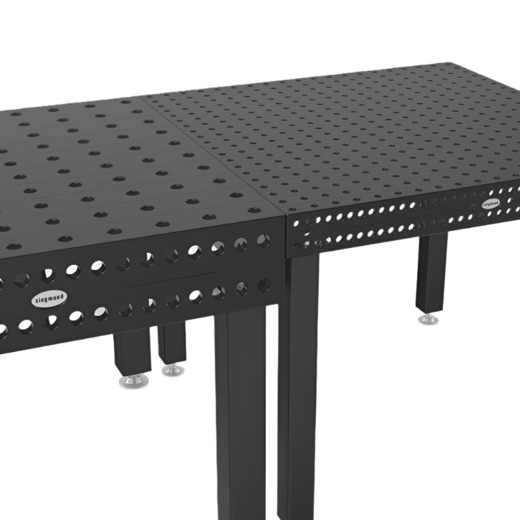 2 - 022016: Connecting Bolt 22 < - > 16 - Burnished - 22mm Welding Table Accessories by Siegmund - The Flattest, Most Reliable Welding Tables & Fixturing Accessories in the World