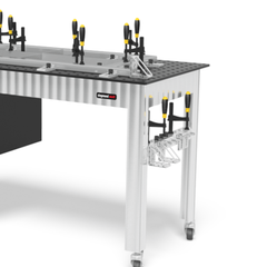 2 - 160621: Basic Screw Clamp for the System 16 Aluminum Table Profiles (Nitrided) - 16mm Welding Table Accessories by Siegmund - The Flattest, Most Reliable Welding Tables & Fixturing Accessories in the World