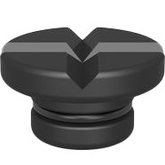 2 - 160656.P: Polyamide Prism for Screw Clamps - 16mm Welding Table Accessories by Siegmund - The Flattest, Most Reliable Welding Tables & Fixturing Accessories in the World