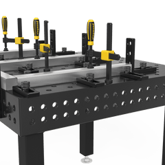 2 - 220410.N: 150mm L Universal Stop (Nitrided) - 22mm Welding Table Accessories by Siegmund - The Flattest, Most Reliable Welding Tables & Fixturing Accessories in the World