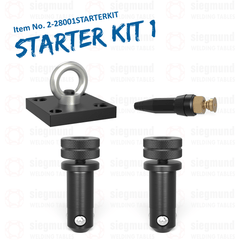 2 - 28001STARTERKIT: The Metric System 28 Single Lifting Bracket Starter Kit for Tables 2,000 x 1,000mm & Smaller - 28mm Welding Table Accessories by Siegmund - The Flattest, Most Reliable Welding Tables & Fixturing Accessories in the World