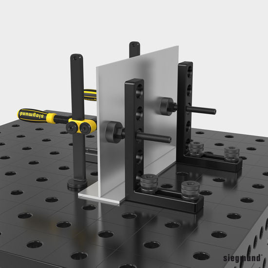 2 - 280112.N: 275mm L Stop and Clamping Square (Nitrided) - 28mm Welding Table Accessories by Siegmund - The Flattest, Most Reliable Welding Tables & Fixturing Accessories in the World