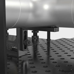 2 - 280112.N: 275mm L Stop and Clamping Square (Nitrided) - 28mm Welding Table Accessories by Siegmund - The Flattest, Most Reliable Welding Tables & Fixturing Accessories in the World