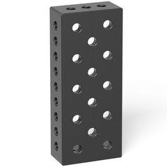 2 - 280310.P: 500x200x100mm Square U - Shape Riser Block (Plasma Nitrided) - 28mm Welding Table Accessories by Siegmund - The Flattest, Most Reliable Welding Tables & Fixturing Accessories in the World