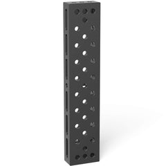 2 - 280321.P: 1,000x200x100mm Square U - Shape Riser Block with Left Side Oblong Holes/Slots (Plasma Nitrided) - 28mm Welding Table Accessories by Siegmund - The Flattest, Most Reliable Welding Tables & Fixturing Accessories in the World