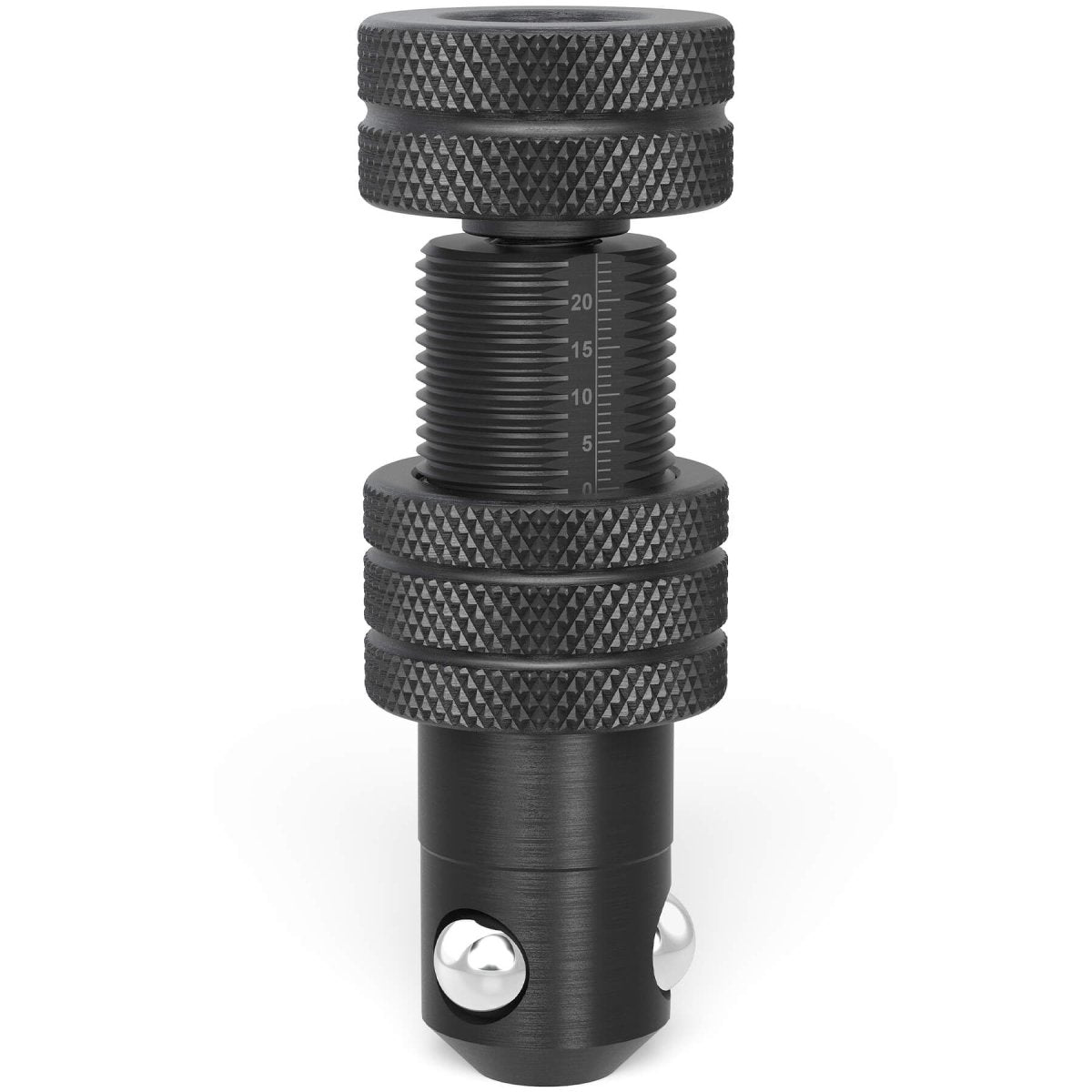 2 - 280571: Short Adjustable Fast Clamping Bolt without Slot (Burnished) - 28mm Welding Table Accessories by Siegmund - The Flattest, Most Reliable Welding Tables & Fixturing Accessories in the World