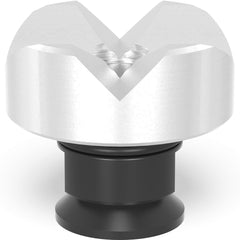 2 - 280645.1.A: 50mm Ø, 90°/120° Vario Prism with Screwed - In Collar (Aluminum) - 28mm Welding Table Accessories by Siegmund - The Flattest, Most Reliable Welding Tables & Fixturing Accessories in the World