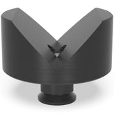 2 - 280647.1: 80mm Ø, 90° Prism with Screwed - In Collar (Burnished) - 28mm Welding Table Accessories by Siegmund - The Flattest, Most Reliable Welding Tables & Fixturing Accessories in the World