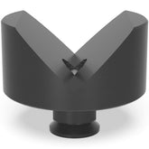 2 - 280647.1.PA: 80mm Ø, 90° Prism with Screwed - In Collar (Polyamide) - 28mm Welding Table Accessories by Siegmund - The Flattest, Most Reliable Welding Tables & Fixturing Accessories in the World