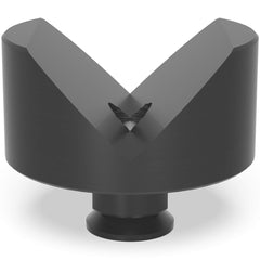 2 - 280647.1.PA: 80mm Ø, 90° Prism with Screwed - In Collar (Polyamide) - 28mm Welding Table Accessories by Siegmund - The Flattest, Most Reliable Welding Tables & Fixturing Accessories in the World