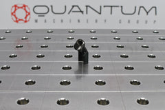 2 - 280663: 45° Adapter for 2 - 280610.N Screw Clamp (Burnished) - 28mm Welding Table Accessories by Siegmund - The Flattest, Most Reliable Welding Tables & Fixturing Accessories in the World