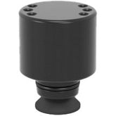 2 - 280715.1: Ø 50/40 Adapter with Hole Pattern for Toggle Clamps (Burnished) - 28mm Welding Table Accessories by Siegmund - The Flattest, Most Reliable Welding Tables & Fixturing Accessories in the World