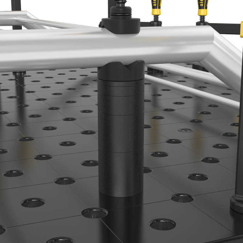 2 - 280821.2: 10 Piece Washer Set of Supports - 28mm Welding Table Accessories by Siegmund - The Flattest, Most Reliable Welding Tables & Fixturing Accessories in the World