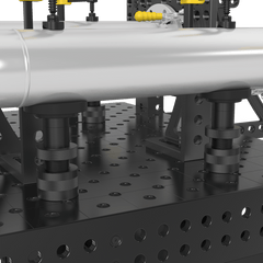 2 - 280821.2: 10 Piece Washer Set of Supports - 28mm Welding Table Accessories by Siegmund - The Flattest, Most Reliable Welding Tables & Fixturing Accessories in the World