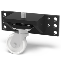 2 - 280867: Fastening Plate with Caster for the System 28 & 16 Metric Series Welding Tables - 28mm Welding Table Accessories by Siegmund - The Flattest, Most Reliable Welding Tables & Fixturing Accessories in the World