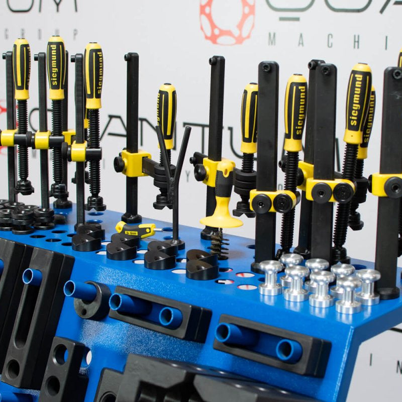 2 - 280910: Tool Cart for the System 28 Metric Series - 28mm Welding Table Accessories by Siegmund - The Flattest, Most Reliable Welding Tables & Fixturing Accessories in the World