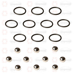 2 - 289102: O - Rings and Balls Set for the System 28 Clamping Bolts (20 Pieces) - 28mm Welding Table Accessories by Siegmund - The Flattest, Most Reliable Welding Tables & Fixturing Accessories in the World