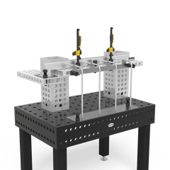 4 - AR28014150.V: 1500x200x50 Aluminum Profile Bracket - 28mm Welding Table Accessories by Siegmund - The Flattest, Most Reliable Welding Tables & Fixturing Accessories in the World