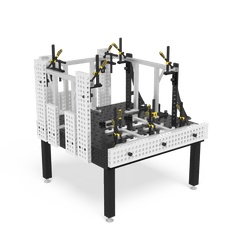 4 - AR28014200.V: 2000x200x50 Aluminum Profile Bracket - 28mm Welding Table Accessories by Siegmund - The Flattest, Most Reliable Welding Tables & Fixturing Accessories in the World