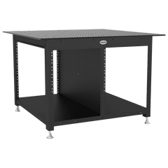 US164609: System 16 Workstation Including 4'x4' (48"x48") Perforated Plate with 6 Drawers, Closed Walls (Siegmund Imperial Series)