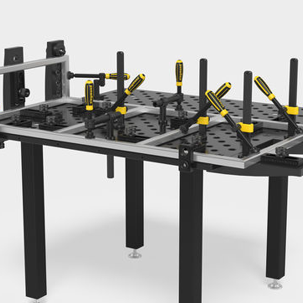 US280407.N: 4" Universal Stop (Nitrided) - Siegmund Welding Tables USA (An Official Division of Quantum Machinery)