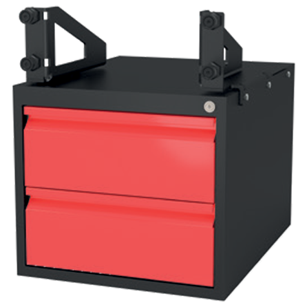 US280990.1.r: Lockable Sub Table Box Including 2 Drawers for the System 28 Imperial Series Welding Tables