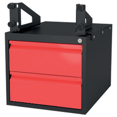 US280990.1.r: Lockable Sub Table Box Including 2 Drawers for the System 28 Imperial Series Welding Tables