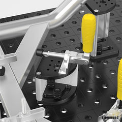 USCS160792: System 16 Imperial Series 2500 Horizontal Toggle Clamp with Adapter - 16mm Imperial Series Welding Table Accessories by Siegmund - The Flattest, Most Reliable Welding Tables & Fixturing Accessories in the World