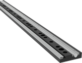 USRSR60.P: 5' Foundation Rail with Round Rail for the System 28 Imperial (Inch) Series Rail System (Plasma Nitrided) - Siegmund Welding Tables USA (An Official Division of Quantum Machinery)