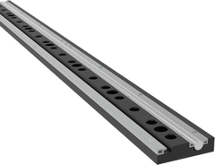 USRSR60.P: 5' Foundation Rail with Round Rail for the System 28 Imperial (Inch) Series Rail System (Plasma Nitrided) - Siegmund Welding Tables USA (An Official Division of Quantum Machinery)