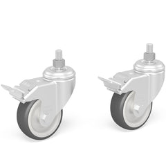 US004100.3: 2 Casters for the System 16 Siegmund Imperial Series (Inch) Workbench - System 16 Imperial Series Welding Tables by Siegmund - The Flattest, Most Reliable Welding Tables & Fixturing Accessories in the World