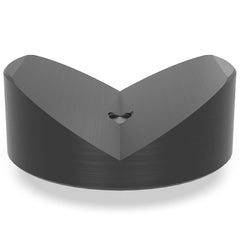 US160652.1: 3.15" Ø Prism 120° with Screwed - In Collar (Burnished / Nitrided) - 16mm Imperial Series Welding Table Accessories by Siegmund - The Flattest, Most Reliable Welding Tables & Fixturing Accessories in the World