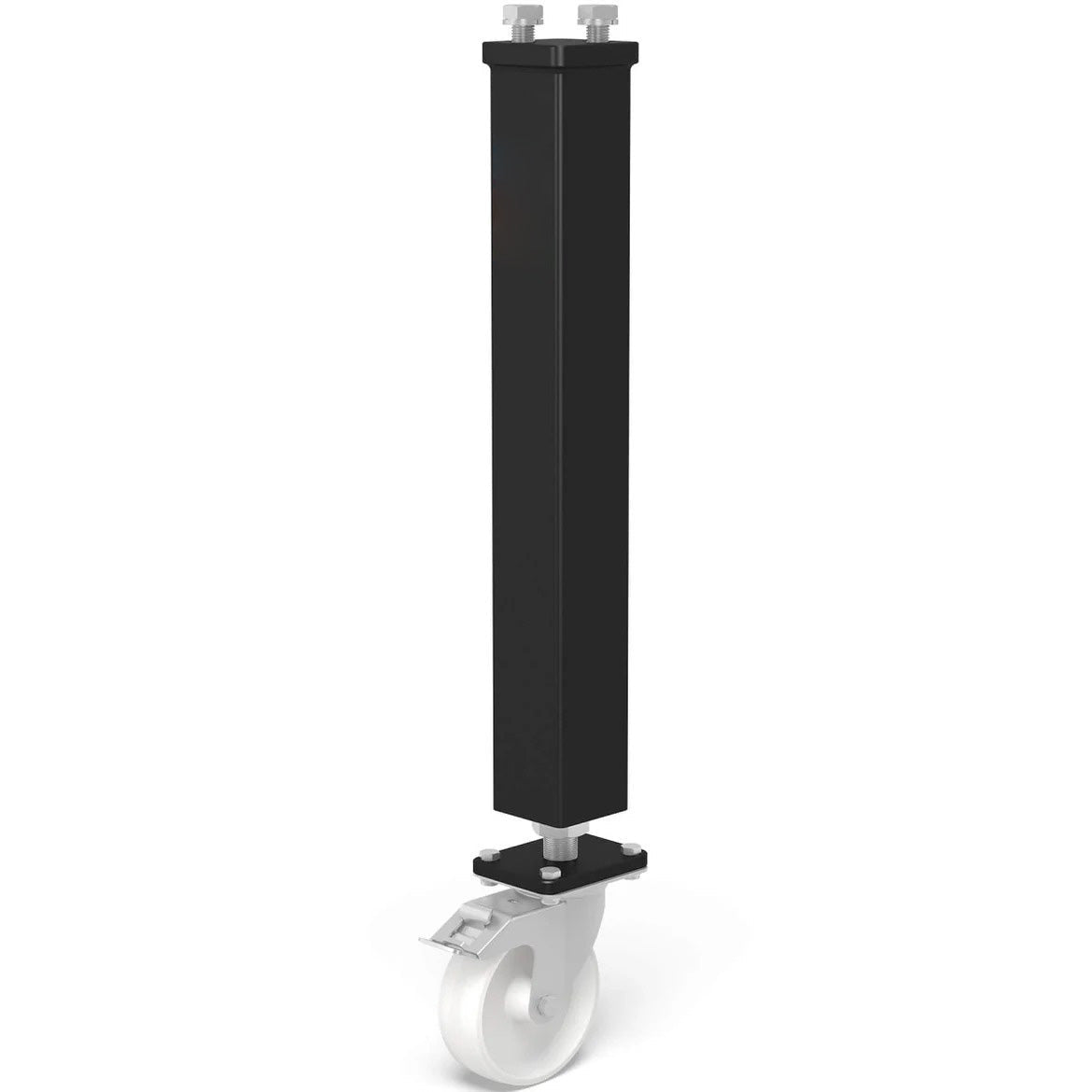 US160876.X: 32" Leg with Caster and Locking Brake for the System 16 Imperial Series Welding Tables - 16mm Imperial Series Welding Table Accessories by Siegmund - The Flattest, Most Reliable Welding Tables & Fixturing Accessories in the World