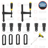 US167320: Set A, 13 Piece Accessory Kit for the System 16 Imperial Series Workstations - 16mm Imperial Series Welding Table Accessories by Siegmund - The Flattest, Most Reliable Welding Tables & Fixturing Accessories in the World
