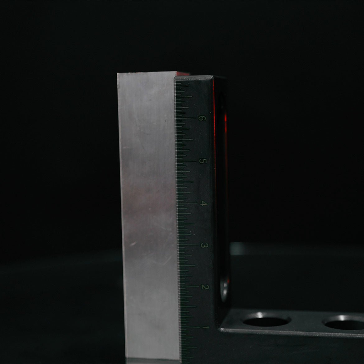 US280114.N: 7 - 7/8" L Stop and Clamping Square (Nitrided) - 28mm Imperial Series Welding Table Accessories by Siegmund - The Flattest, Most Reliable Welding Tables & Fixturing Accessories in the World