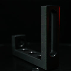 US280114.N: 7 - 7/8" L Stop and Clamping Square (Nitrided) - 28mm Imperial Series Welding Table Accessories by Siegmund - The Flattest, Most Reliable Welding Tables & Fixturing Accessories in the World
