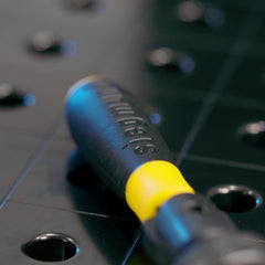 US280516: Fast Clamping Bolt with Handle (Burnished) - 28mm Imperial Series Welding Table Accessories by Siegmund - The Flattest, Most Reliable Welding Tables & Fixturing Accessories in the World