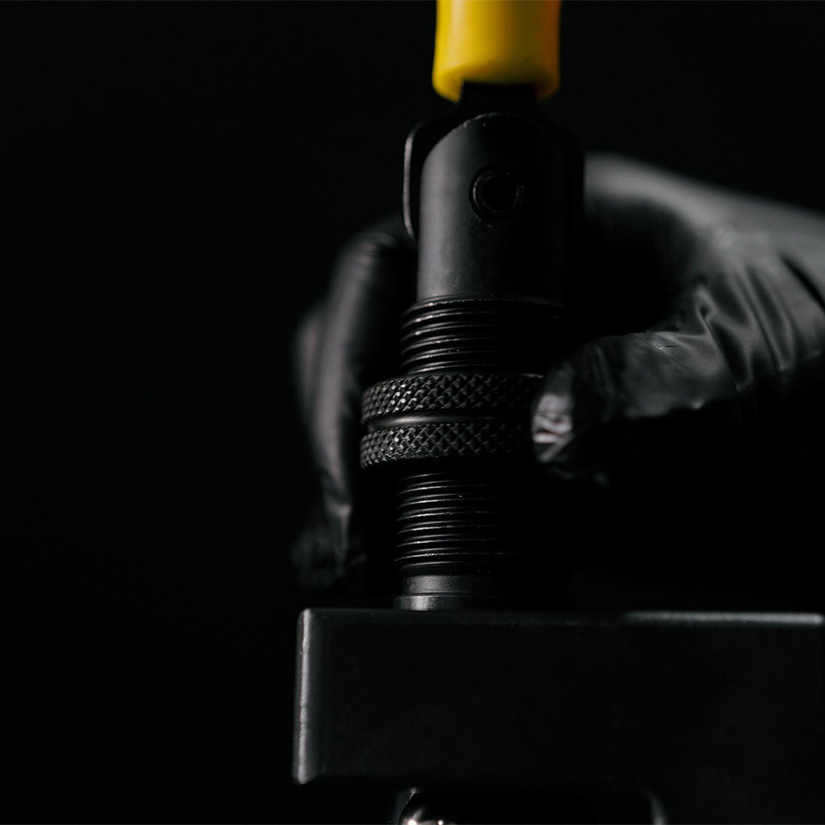 US280516: Fast Clamping Bolt with Handle (Burnished) - 28mm Imperial Series Welding Table Accessories by Siegmund - The Flattest, Most Reliable Welding Tables & Fixturing Accessories in the World