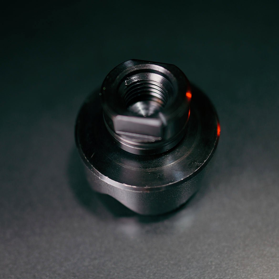 US280645.1: 2" Ø Vario Prism 90°/120° with Screwed - In Collar (Burnished) - 28mm Imperial Series Welding Table Accessories by Siegmund - The Flattest, Most Reliable Welding Tables & Fixturing Accessories in the World
