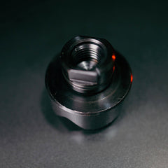US280645.1: 2" Ø Vario Prism 90°/120° with Screwed - In Collar (Burnished) - 28mm Imperial Series Welding Table Accessories by Siegmund - The Flattest, Most Reliable Welding Tables & Fixturing Accessories in the World
