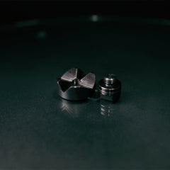 US280645.1: 2" Ø Vario Prism 90°/120° with Screwed - In Collar (Burnished) - 28mm Imperial Series Welding Table Accessories by Siegmund - The Flattest, Most Reliable Welding Tables & Fixturing Accessories in the World