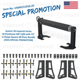US6M151016.25: System 28 Imperial Series M - Positioner MP 1500 with 72” U - Shape Square - 40 Piece Bundle (2026 SPECIAL PROMOTION) - System 28 Imperial Series Welding Tables by Siegmund - The Flattest, Most Reliable Welding Tables & Fixturing Accessories in the World