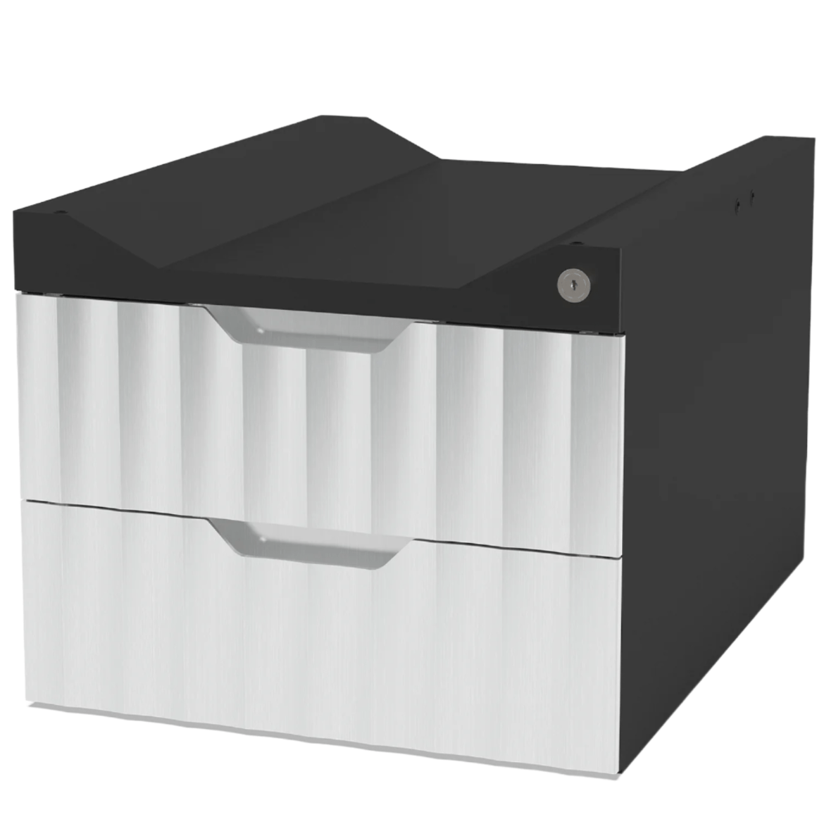 USBX000990: Sub Table Box with 2 Drawers for the System 16 Siegmund Imperial Series (Inch) Workbench - System 16 Imperial Series Welding Tables by Siegmund - The Flattest, Most Reliable Welding Tables & Fixturing Accessories in the World