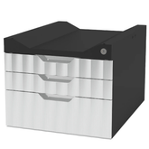USBX000990.1: Sub Table Box with 3 Drawers for the System 16 Siegmund Imperial Series (Inch) Workbench - System 16 Imperial Series Welding Tables by Siegmund - The Flattest, Most Reliable Welding Tables & Fixturing Accessories in the World