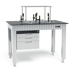 USBX000990.1: Sub Table Box with 3 Drawers for the System 16 Siegmund Imperial Series (Inch) Workbench - System 16 Imperial Series Welding Tables by Siegmund - The Flattest, Most Reliable Welding Tables & Fixturing Accessories in the World