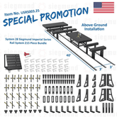 USRS003.25: System 28 Siegmund Imperial Above Ground Rail System 215 Piece Bundle (2026 SPECIAL PROMOTION) - System 28 Imperial Series Welding Tables by Siegmund - The Flattest, Most Reliable Welding Tables & Fixturing Accessories in the World