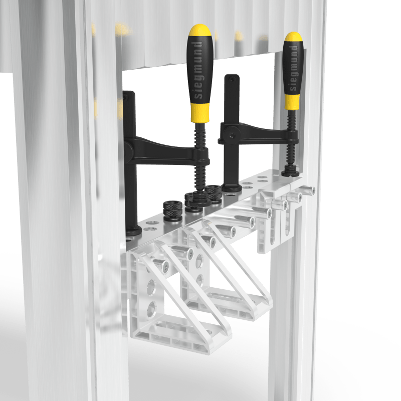 USTH160032: 32" Tool Holder for the System 16 Siegmund Imperial Series (Inch) Workbench - System 16 Imperial Series Welding Tables by Siegmund - The Flattest, Most Reliable Welding Tables & Fixturing Accessories in the World