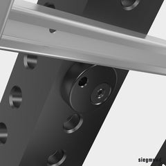 2-220528: Short Flush Mount Bolt (Burnished) - Siegmund Welding Tables USA (An Official Division of Quantum Machinery)