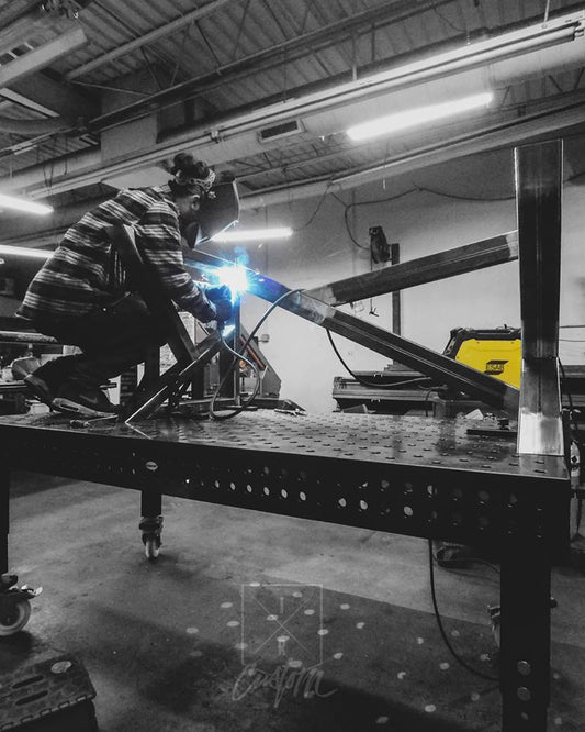 what is a plasma nitrided welding table?